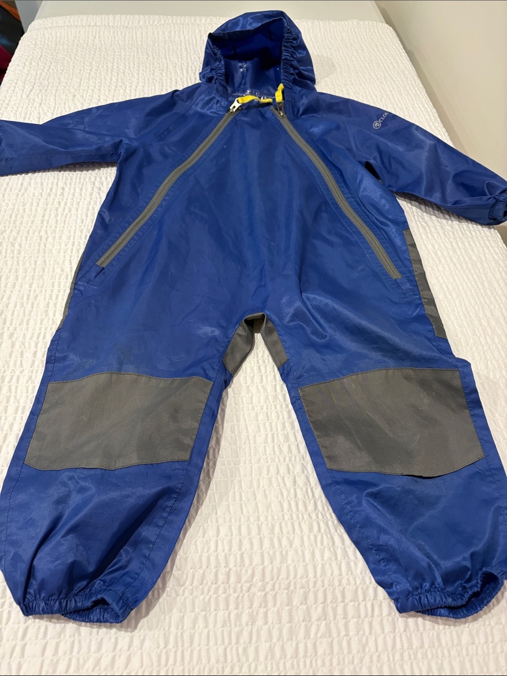 Cloudveil  Kids Waterproof Hooded One-Piece Splash Suit 
Size 2T